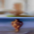 Woman looking for with